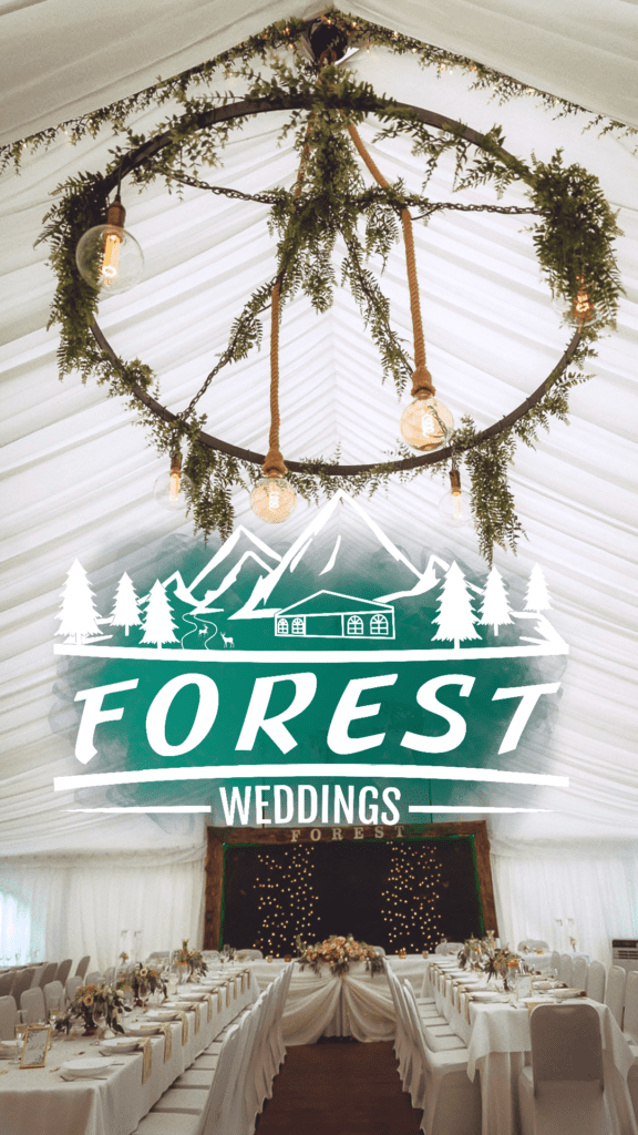 Svadba v stane Forest na Čingove lesna svadba svadba v lese